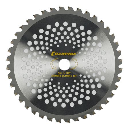Нож для триммера Champion 255х25,4 мм 40 зубьев (c5107)
