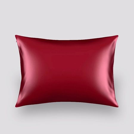 Наволочка ASSORO Шелковая наволочка Бордо шелковая наволочка hinyeatex с вышивкой птиц 45x45 см