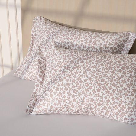 Комплект наволочек Капучино (цветы) с ушками