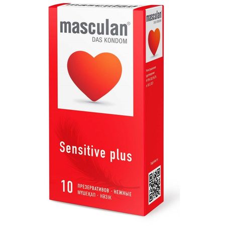 Презервативы Masculan Classic Sensitive plus 10 шт презервативы априкс ribbed ребристые 3 шт