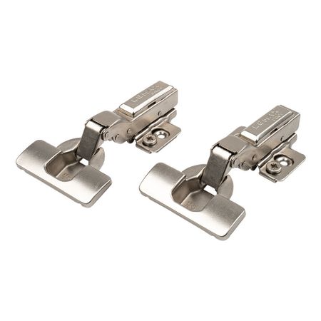 Петля мебельная Lemax prof Clip-on 105° полунакладная с эксцентриком (2 шт.)
