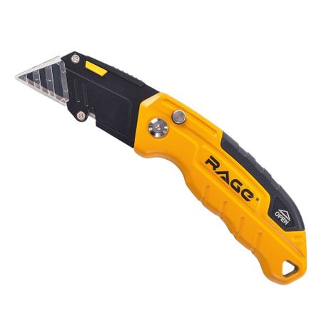 Нож строительный Rage 19 мм с трапециевидным лезвием алюминиевый корпус с винтовым фиксатором запасные части для соковыжималки hurom