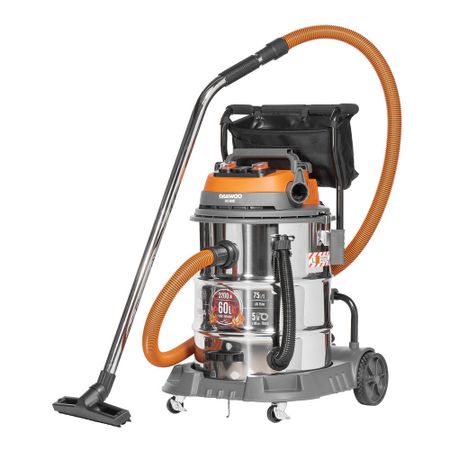 Строительный пылесос Daewoo DAVC 6030S 3200 Вт 60 л металлический двойной фильтр для кофе 51 53 58 мм