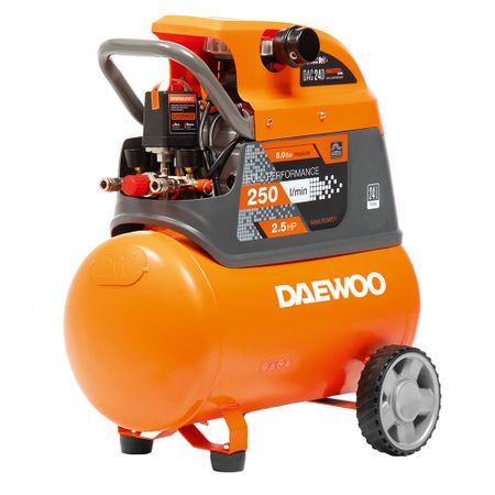 Компрессор масляный Daewoo DAC 24D 24 л 1,85 кВт масляный фильтр cfmoto 800cc cf800 запчасти для двигателя cf moto cf800cc atv utv