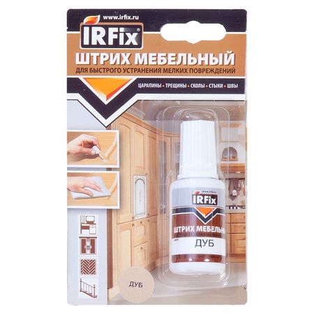 штрих мебельный IRFIX для реставрации 20мл дуб, арт. 20273