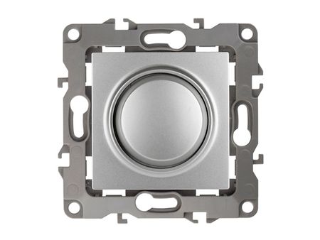 диммер поворотный ЭРА серия 12 400Вт алюминий