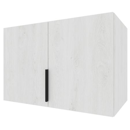 антресоль высокая 2 двери Катрин 600x900x509мм ЛДСП дуб харбор белый