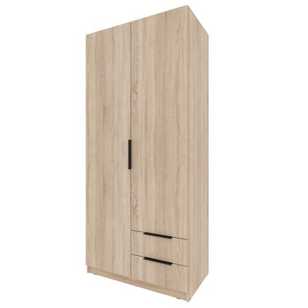 шкаф 2 двери 2 ящика Катрин 2000x902x509мм ЛДСП дуб сонома