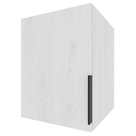 антресоль высокая 1 дверь Катрин 600x450x509мм ЛДСП дуб харбор белый