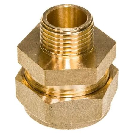 муфта переходная STAHLMANN (M) 15х1/2 НР Easy Fix латунь