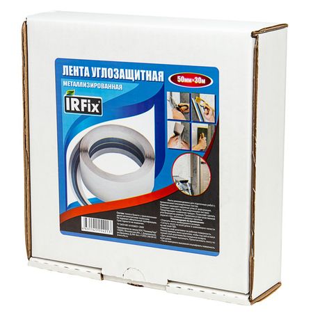 лента углозащитная IRFIX металлизированная 50мм х 30м, арт. 32030 трос буксировочный top auto премиум 50мм 5м 5т 2крюка сумка