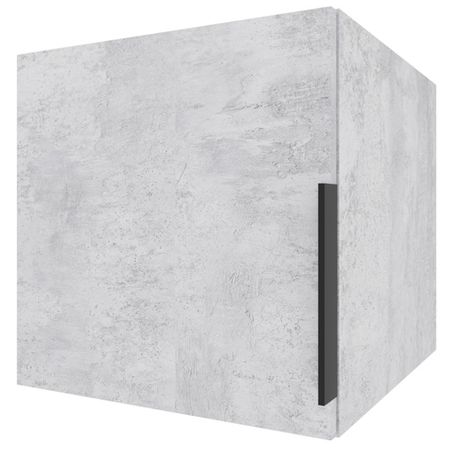 антресоль низкая 1 дверь Катрин 450x450x509мм ЛДСП цемент светлый