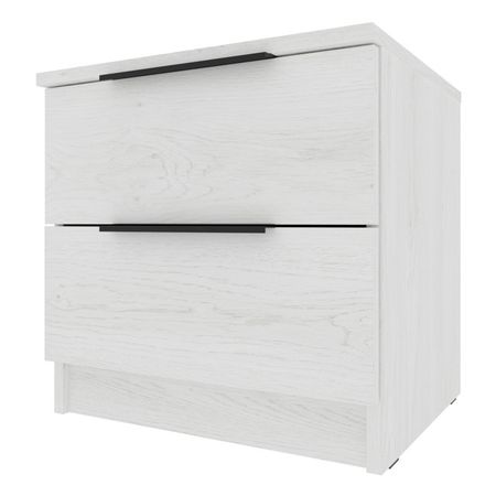 тумба 2 ящика Катрин 444x452x395мм ЛДСП дуб харбор белый