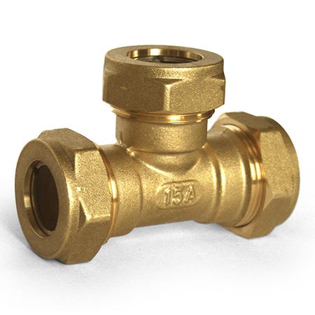 тройник соединительный STAHLMANN 15х15х15 для соединения 3 гофрированных труб 15А с Easy Fix латунь трубка для соединения садовых шлангов 3 4 латунь