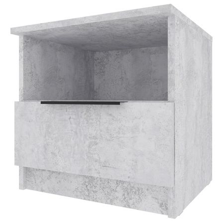 тумба 1 ящик Катрин 444x452x395мм ЛДСП цемент светлый