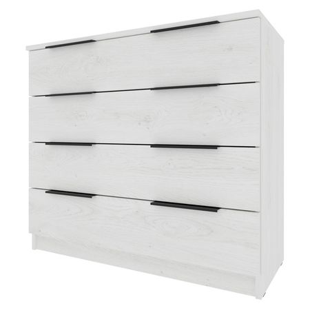 комод 4 ящика Катрин 804x902x395мм ЛДСП дуб харбор белый комод мальта 6 ящиков 1603x764x480мм белый лдсп