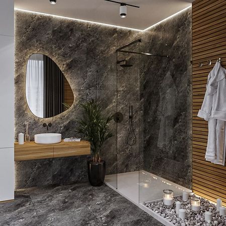 керамогранит CULTO Quartzstone Antracite 60х120 черный