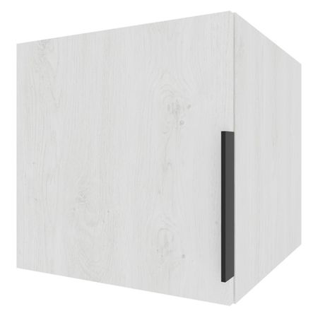 антресоль низкая 1 дверь Катрин 450x450x509мм ЛДСП дуб харбор белый