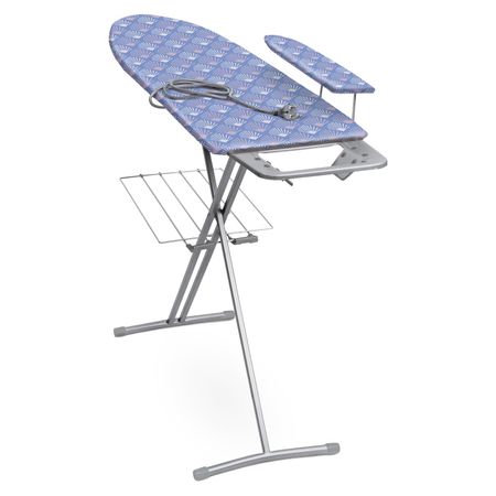 Доска гладильная Ника 3+ 140х37х85 см доска гладильная nika 9 н9 122х40см перфорированный лист рукав полка для белья розетка в ассортимент