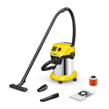пылесос строительный KARCHER WD3PSV-17/4/20 17л 1000 Вт трубки для выдувания боросиликатного стекла c79585 250 мм 8 мм 1 5 мм 4 шт