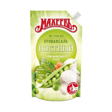 Майонезный соус Махеевъ Постный Провансаль 30% 390 г