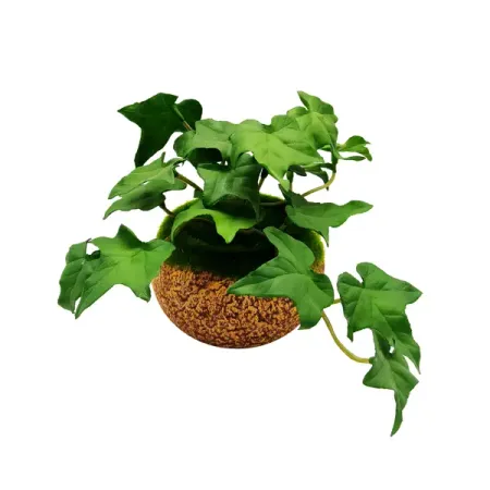 Искусственное растение в горшке Плющ комнатный 8 см