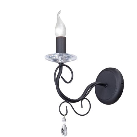 Бра Vitaluce E14 40 Вт 220 В черное матовое IP20 (V1301-1/1A)