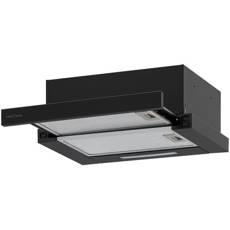 Кухонная вытяжка телескопическая Krona Kamilla F 450 Black 45 см черная
