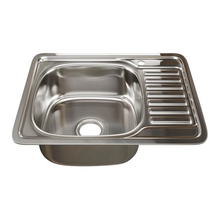 Мойка для кухни Mixline 58х48х16 см врезная правая с крылом с сифоном сталь (528192) 1 пара мотоциклетных обтекателей из абс пластика с крылом летучей мыши боковой дефлектор крыла для harley touring electra glide street tri glide 1996 2013