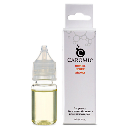 Ароматизатор CAROMIC Заправка для автомобильного ароматизатора Homme Sport