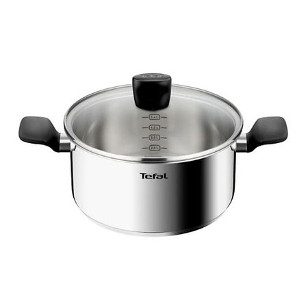 Кастрюля TEFAL Кастрюля с крышкой Confidence G7644674 10 шт лот разно ные одноразовые тарелки с диском бумажная кастрюля для торта украшение сделай сам для дня рождения свадьбы посуда