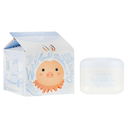 Крем для лица ELIZAVECCA Осветляющий крем для лица Milky Piggy Real White Time