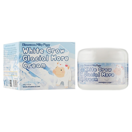 Крем для лица ELIZAVECCA Осветляющий крем для лица Milky Piggy White Crow Glacial More Cream
