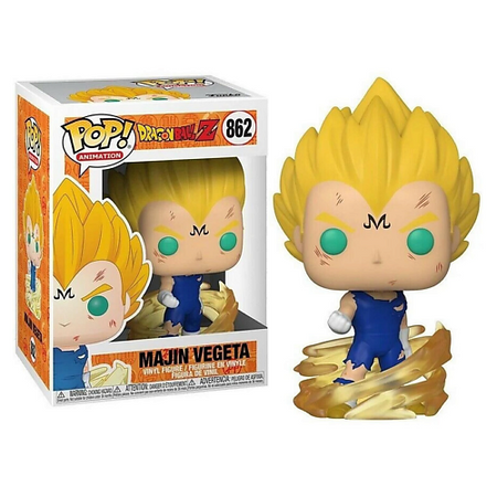 Кукла FUNKO Funko POP! Коллекционная виниловая фигурка Majin Vegeta №862 виниловая наклейка для печати labelwell a4