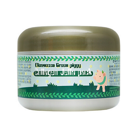 Маска для лица ELIZAVECCA Маска для лица с коллагеном Green Piggy Collagen Jella Pack amaoe green oil net uv паяльная маска для ремонта смартфонов