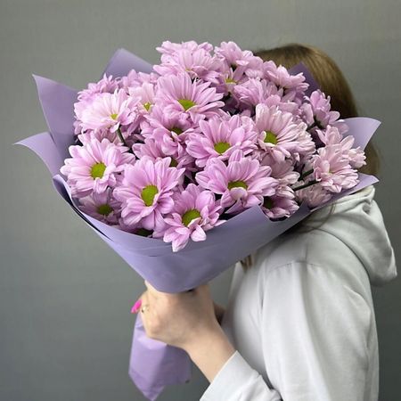 Букет живых цветов PARTY DAY Хризантема кустовая