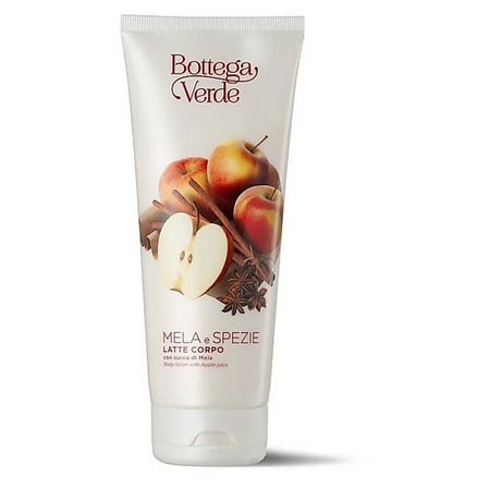 Лосьон для тела BOTTEGA VERDE Лосьон для тела с яблочным соком Mela e Spezie топикрем mela молочко для тела 200 мл ультра увлажняющ