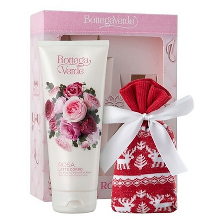 Набор средств для ухода за телом BOTTEGA VERDE Подарочный набор Rosa: Крем для тела + Рождественские носки рождественские гномы patimate