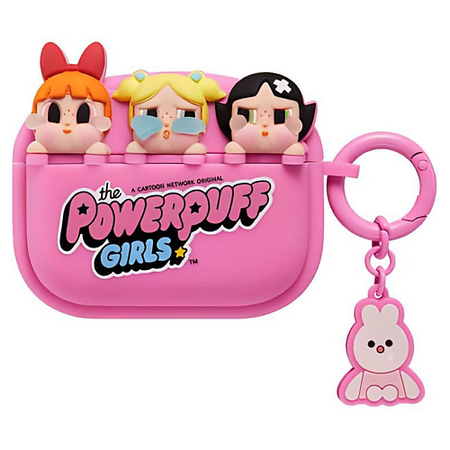 Чехол для наушников POP MART Чехол для наушников Apple Airpods Pro CRYBABY x The Powerpuff Girls разъём для наушников 3 5 мм 3 4 полюса
