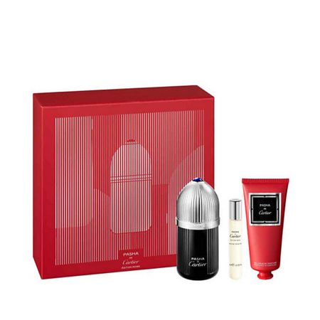 Набор парфюмерии CARTIER Набор Pasha de Edition Noire: Туалетная вода + Миниатюра + Гель для душа туалетная equivalent limited edition h023 муж 100 мл