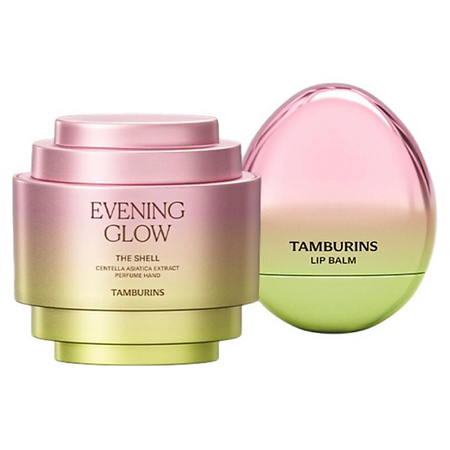 Набор средств для лица TAMBURINS Набор для ухода Evening Glow Крем для рук + Бальзам для губ