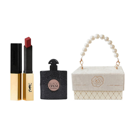 Набор средств для макияжа YVES SAINT LAURENT Набор декоративной косметики женский 3614272648517 сумка органайзер из войлочной ткани для сумок keepall женский дорожный портативный органайзер для косметики внутри