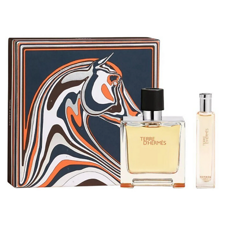 Набор парфюмерии HERMÈS HERMES Парфюмерный набор Terre D`Туалетная вода+Миниатюра парфюмерии hermès hermes eau des merveilles туалетная лосьон для тела миниатюра туалетной воды