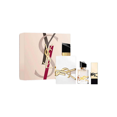 Набор парфюмерии YVES SAINT LAURENT Набор Libre L’Eau Nue: Парфюмерная вода + Миниатюра + Помада парфюмерии yves saint laurent l homme туалетная миниатюра