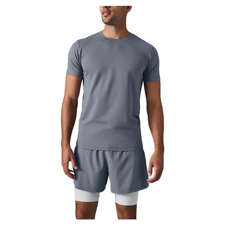 Футболка ALO YOGA Футболка с коротким рукавом Conquer Reform Crewneck Short Sleeve футболка cep с длинным рукавом светоотражающая