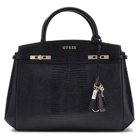 Сумка GUESS Сумка с анималистичным принтом Melinda Animal-Print Handbag бархатная сумка для карт таро с принтом черного кота
