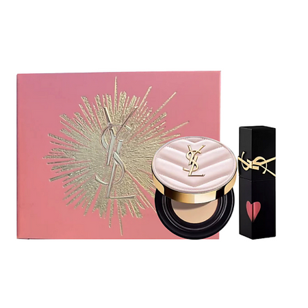 Набор средств для макияжа YVES SAINT LAURENT Кушон Touche Eclat + Жидкая помада The Inks Blurring