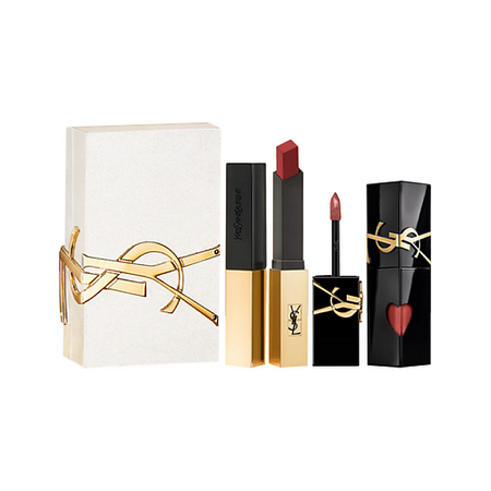 Набор средств для лица YVES SAINT LAURENT Набор помад: Rouge Pur Couture The Slim + The Inks Vinyl Cream Liquid Lipstick