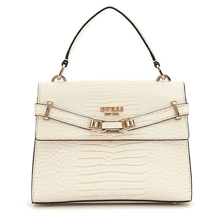 Сумка GUESS Сумка с анималистичным принтом Silvye Top Handle Flap Bag бархатная сумка для карт таро с принтом черного кота