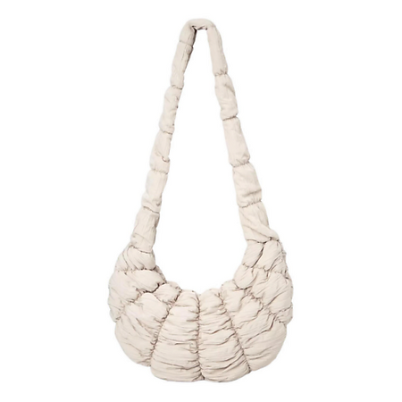 Сумка COS Сумка женская через плечо Polyester Portable Large Ecru